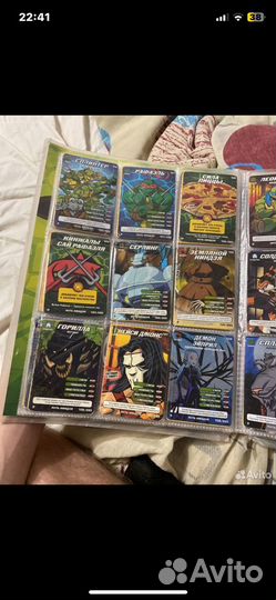 Карточки черепашки ниндзя