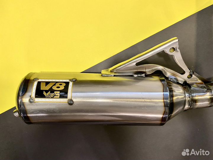 Труба V8 глушитель Honda Dio 18-27
