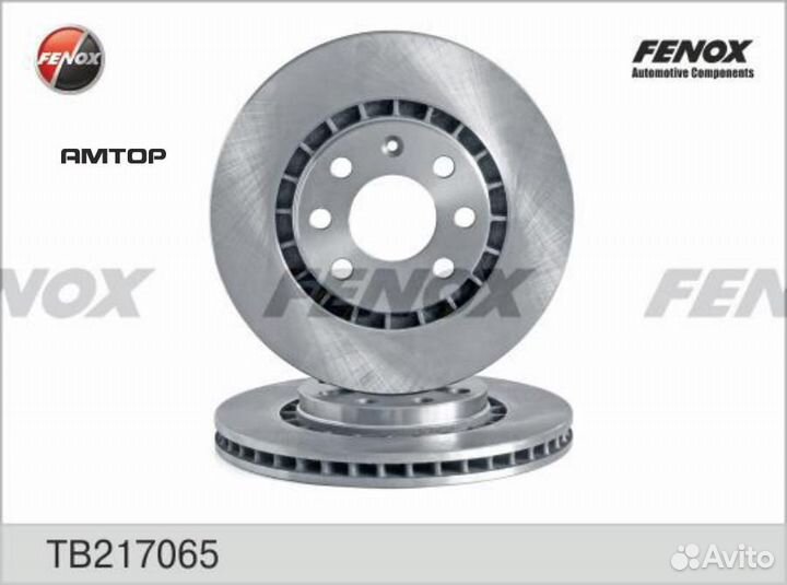 Fenox TB217065 Диск тормозной передний Fenox TB217