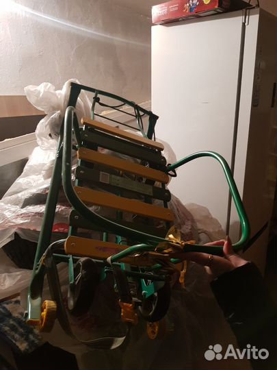 Детские санки с ручкой