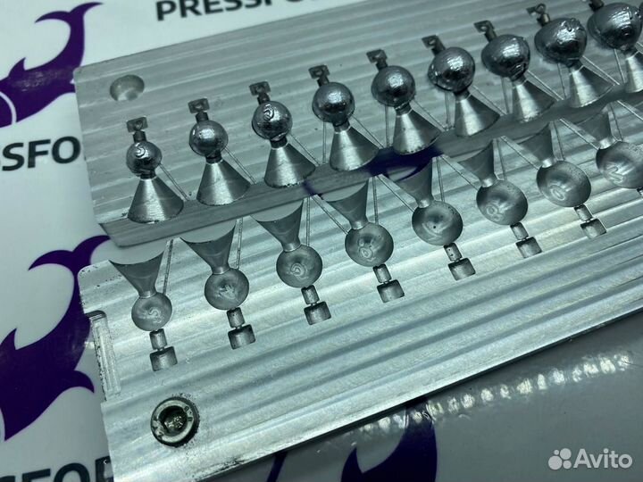 Форма для грузил (Смородина с вертлюгом, 3-16)