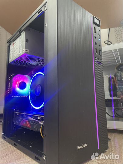 Игровой PC intel I7/RX 470 4GB/16RAM/SSD