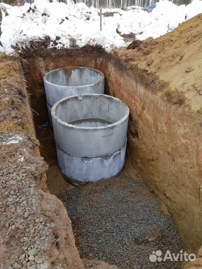 Жби септик переливной для частного дома