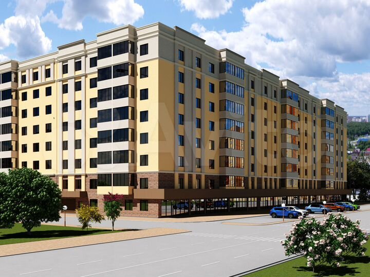 2-к. квартира, 89,1 м², 7/8 эт.