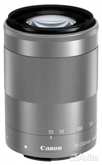 Canon EF-M 55-200mm f/4.5-6.3 IS STM Silver