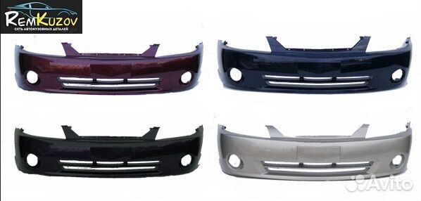 Бампер kia spectra (Цвет С5 Алмазное Серебро) Новы