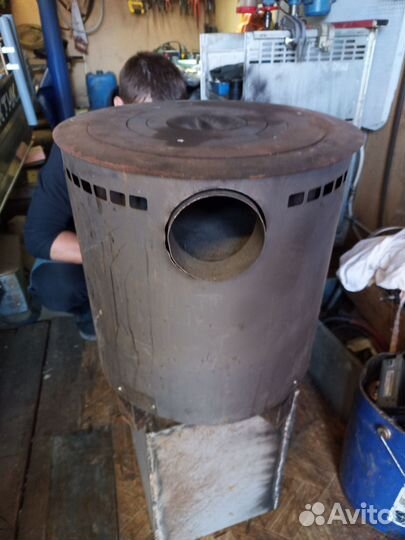 Чугунная печь для бани