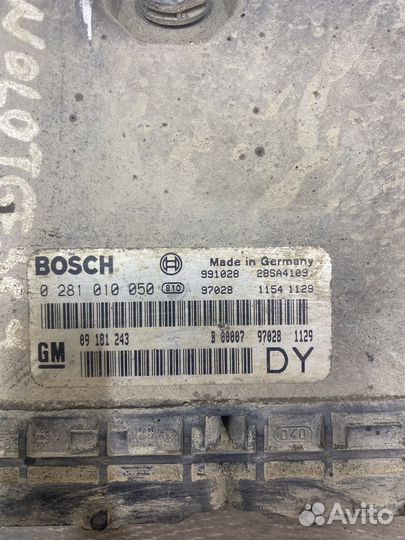 Блок управления двигателем Opel Astra