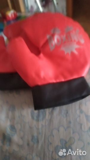 Боксерские детские перчатки новые