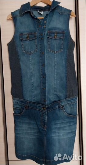 Джинсовое платье