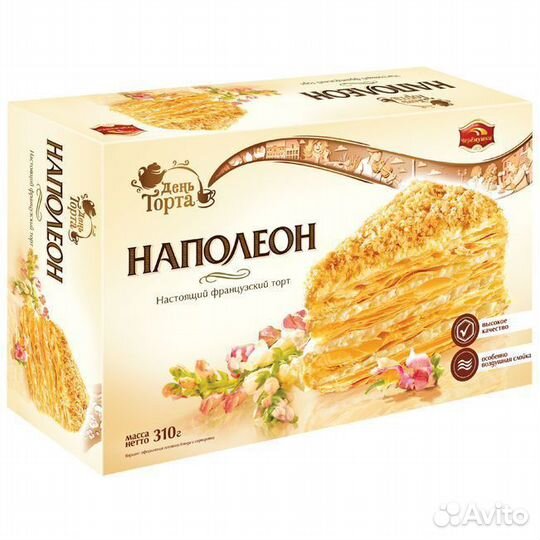 Торт День торта Наполеон 310 г