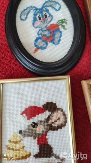 Готовая вышивка крестом комплектом