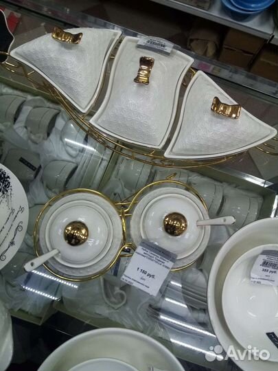 Салатники, тарелки, чайный наборы