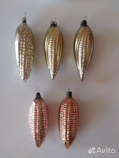 Елочные игрушки стекло СССР