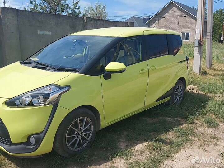 Toyota Sienta 1.5 CVT, 2017, 152 000 км