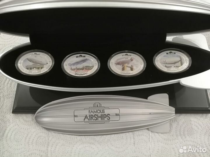 Монеты иностранные в наборах серебро