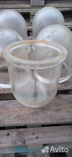 Колба стеклянная под вакуум