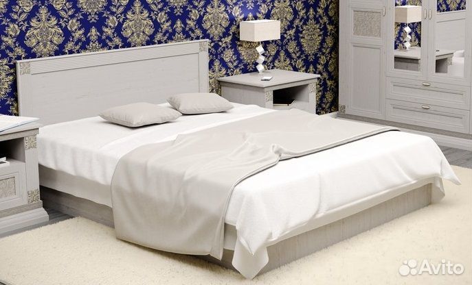 Кровать двуспальная Версаль 1,6 берёза