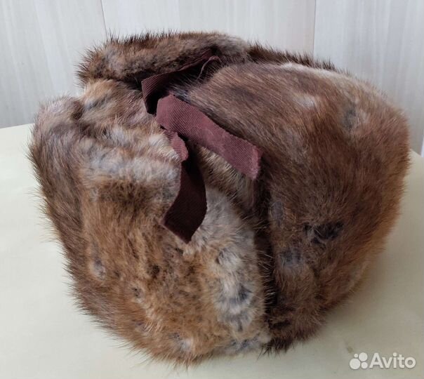 Шапка-ушанка колонок р.55