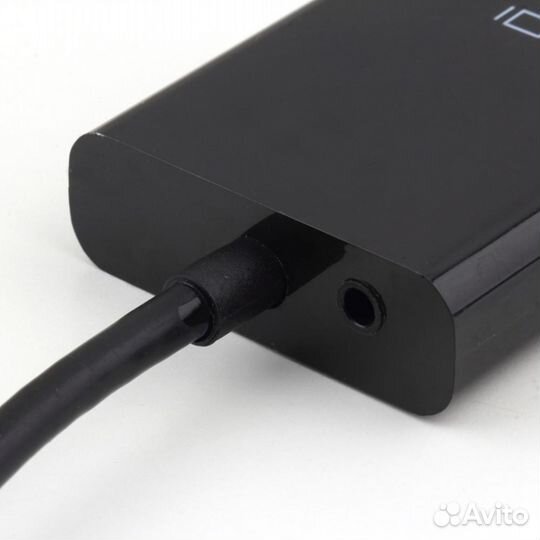 Переходник hdmi на VGA + стерео звук AUX 0,2 м