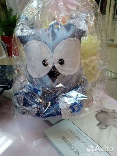 Новая. Игрушка сова, ручная работа