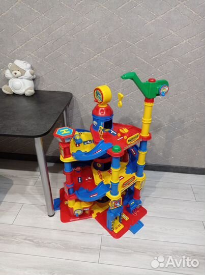 Большая детская 7-уровневая парковка Полесье