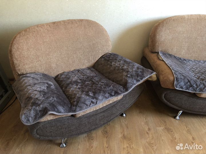 Диван и 2 кресла бу в отличном состоянии