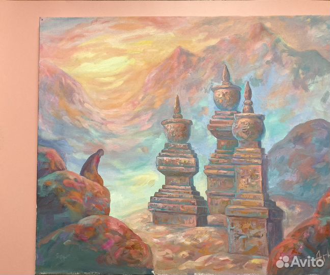 Интерьерная картина маслом на холсте