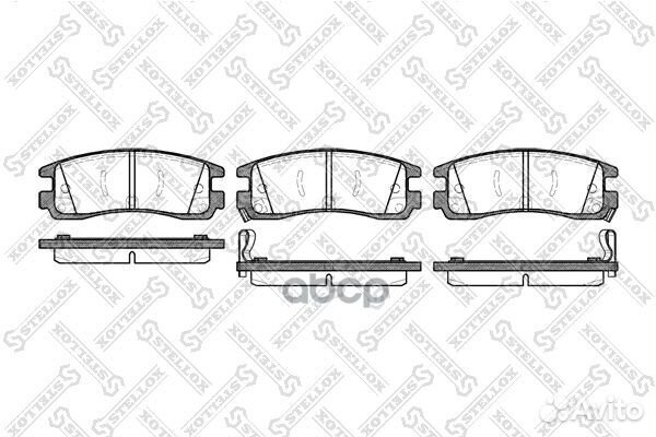 577 022BSX колодки дисковые з. Opel Sintra 2.2