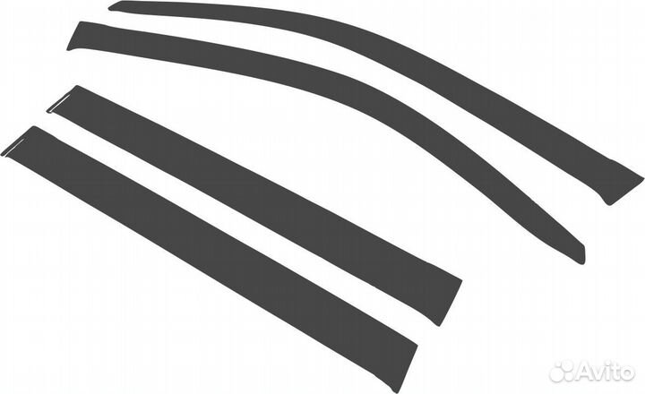 Дефлекторы окон для Chevrolet Aveo 2 HB (2011+)