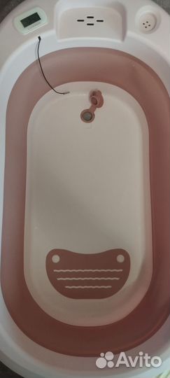 Ванночка для купания складная с термометром