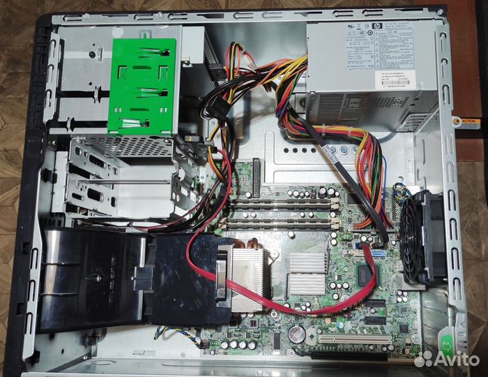 Четырехядерный HP Compaq с SSD и монитором