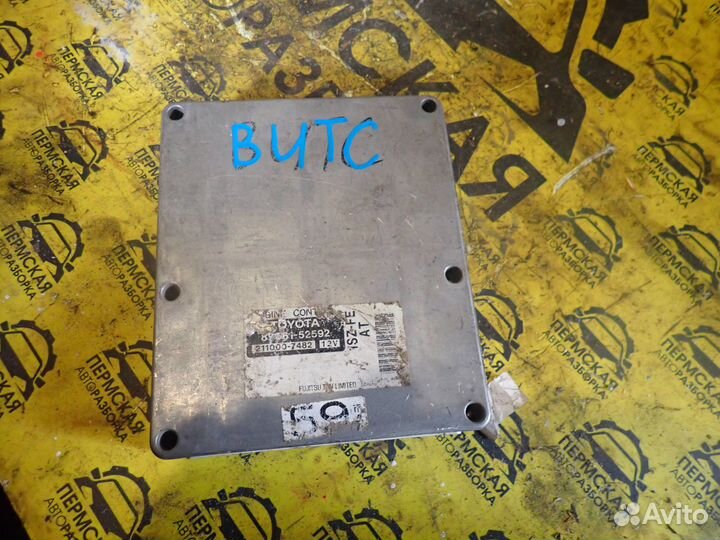 Блок управления двс Toyota Vitz SCP10 1szfe