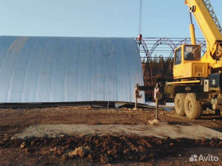 Ангар от производителя под ключ (30х57)