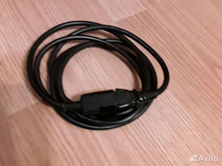 Удлинитель компьютерного силового кабеля 2м, 10А
