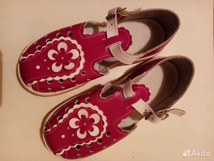 Босоножки для девочки размер 18,5