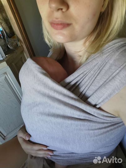 Слинг-шарф трикотажный Diva Milano, Sabbia - 0+