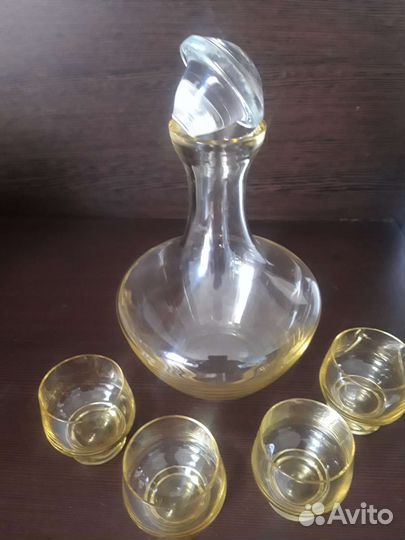 Графин и рюмки СССР