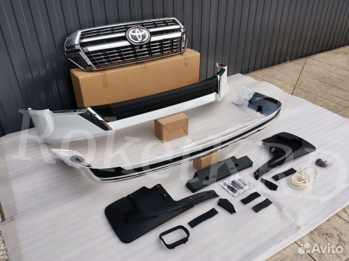 Обвес Toyota Land Cruiser 200 стиль в 2021г полный