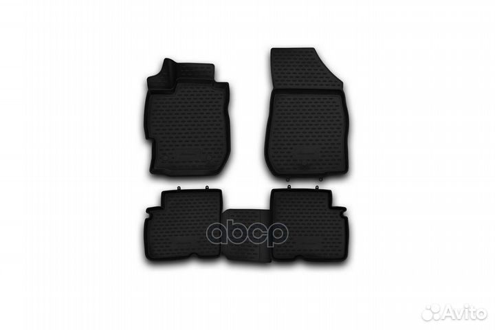 Коврики 3D в салон nissan Almera, 2012, 4 шт