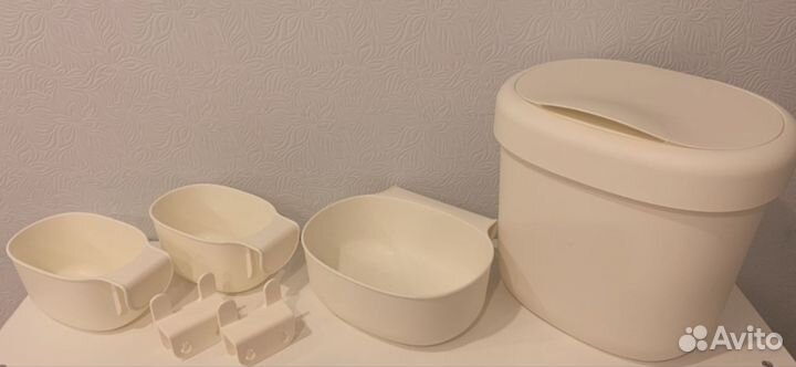 Контейнеры IKEA для пеленального столика