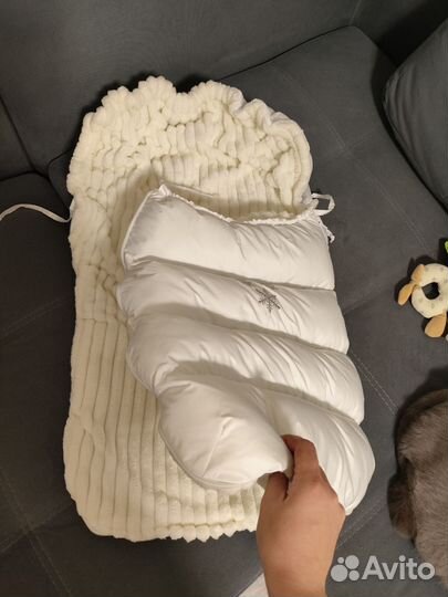 Зимний конверт на выписку из роддома