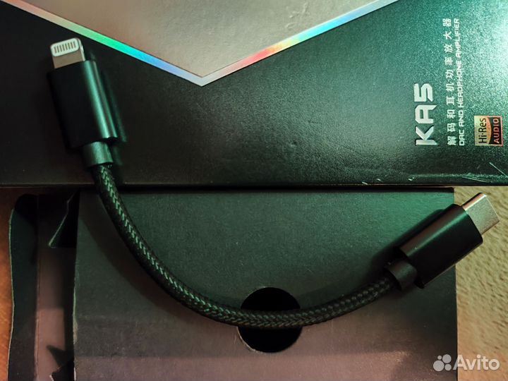 Провод Type-C/Apple Lightning от цап fiio KA5