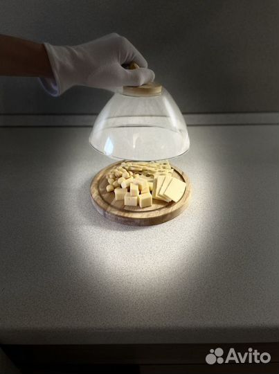 Доска с крышкой (сырница, хлебница)