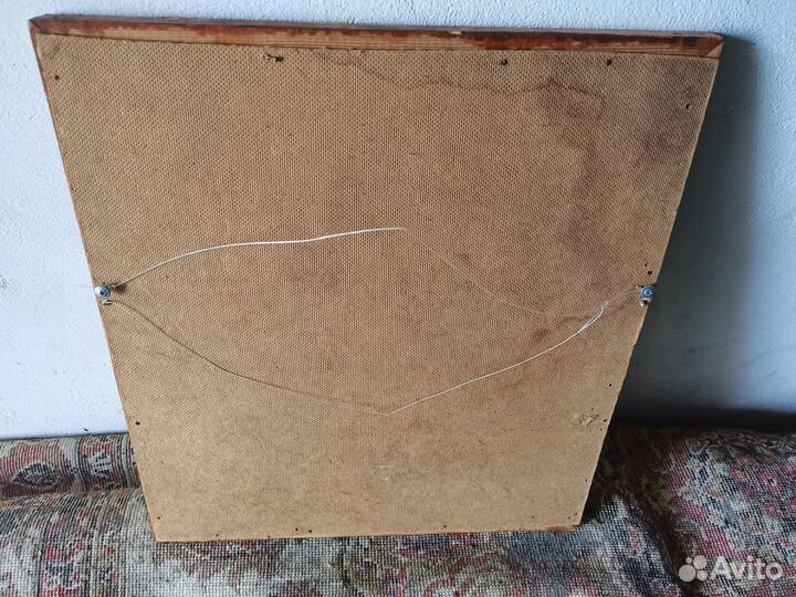 Картина холст масло старая