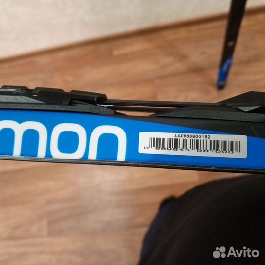 Продам лыжи salomon с креплениями fischer