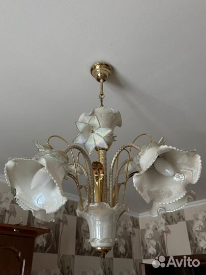 Люстра потолочная подвесная бу