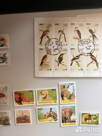 Марки СССР, корея, РФ, сомали, венгрия, судан