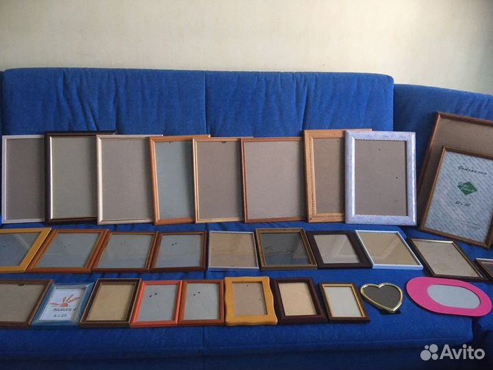 Рамки для фото,разных размеров и форм,31шт