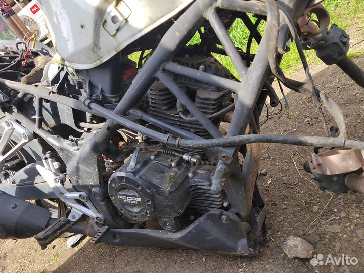 Продам мотоцикл Pegas 250cc после дтп, на запчасти